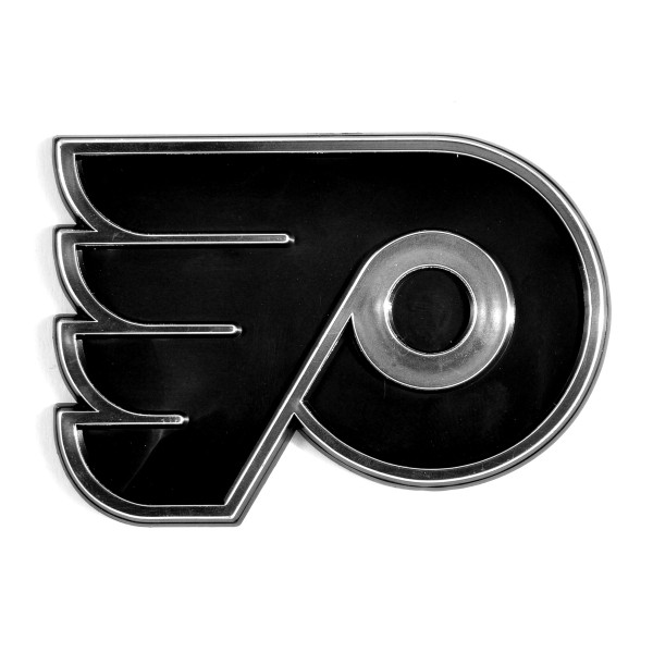 Philadelphia Flyers Molded Chrome Emblem "P" Logo