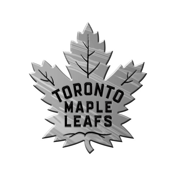 Toronto Maple Leafs Molded Chrome Emblem "Maple Leaf" Logo