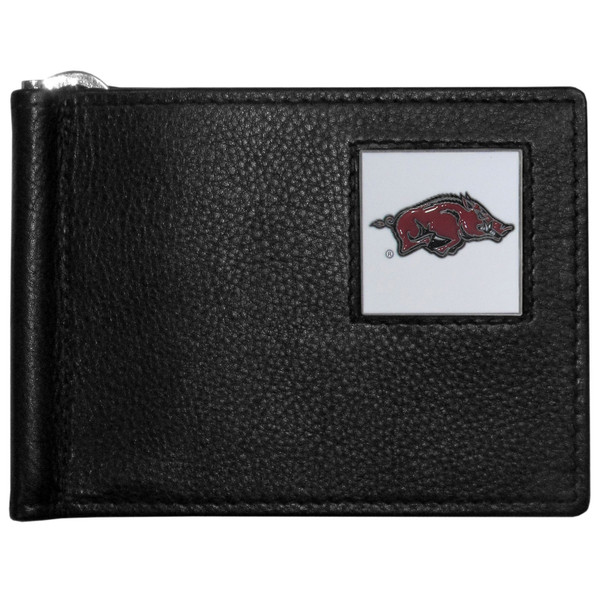 Arkansas Razorbacks Leather Bill Clip Wallet