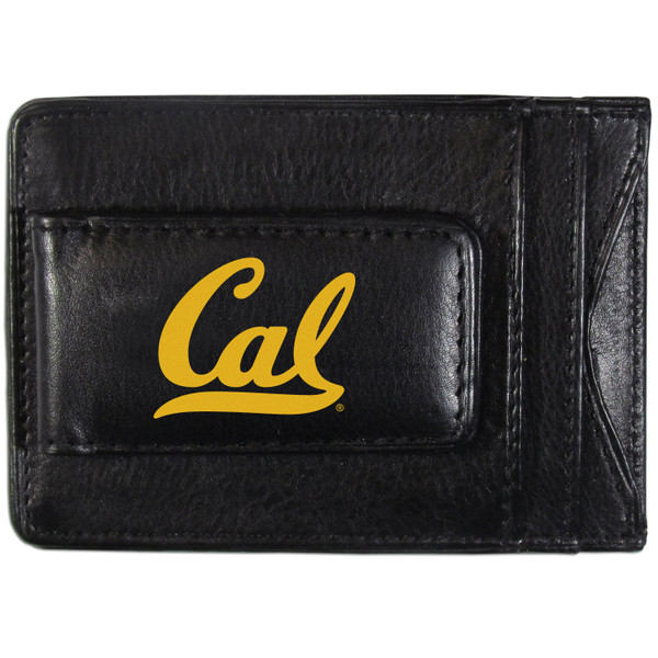 Cal Berkeley Bears Logo Leather Cash and Cardholder