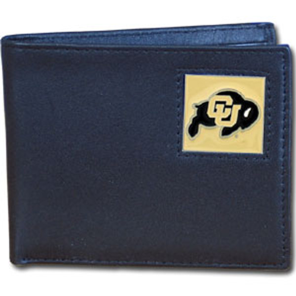Colorado Buffaloes Leather Bi-fold Wallet