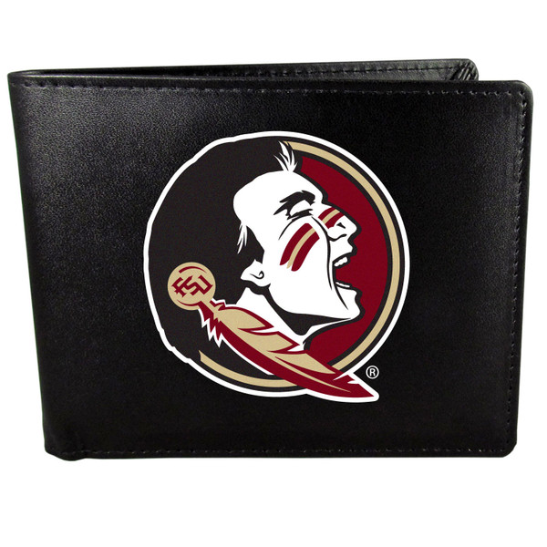 Florida St. Seminoles Leather Bi-fold Wallet, Large Logo