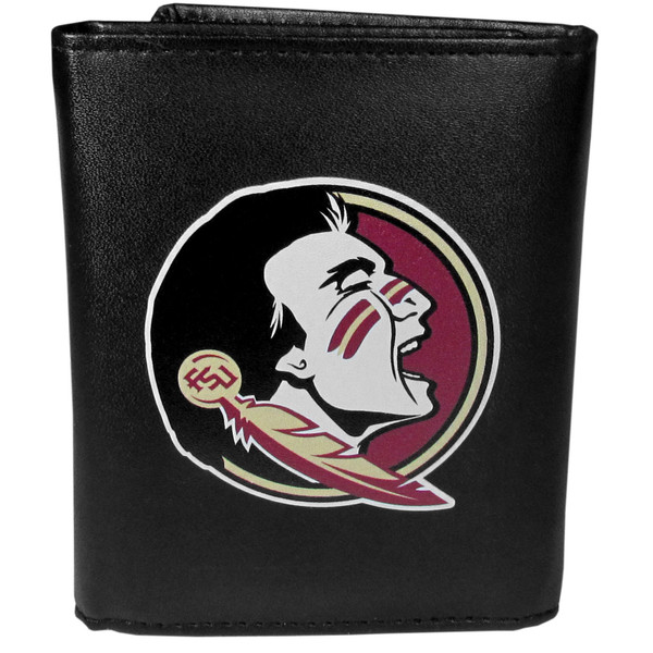 Florida St. Seminoles Leather Tri-fold Wallet, Large Logo