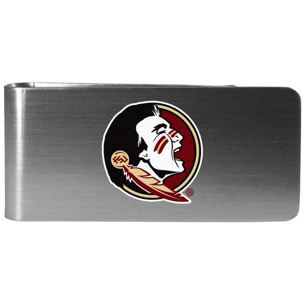 Florida St. Seminoles Steel Money Clip, Logo