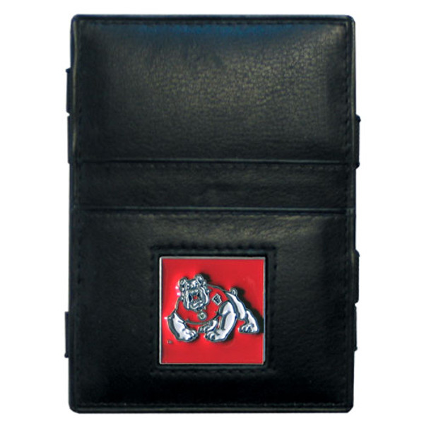 Fresno St. Bulldogs Leather Jacob's Ladder Wallet