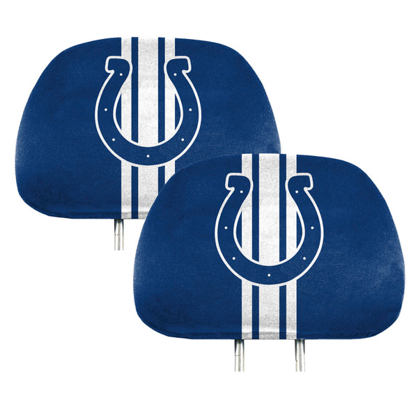 Indianapolis Colts Printed Headrest Cover Colts Primary Logo Blue