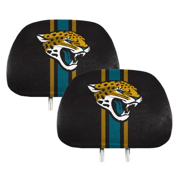 Jacksonville Jaguars Printed Headrest Cover Jaguars Primary Logo Teal