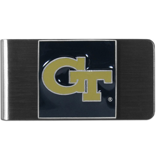 Georgia Tech Yellow Jackets Steel Money Clip