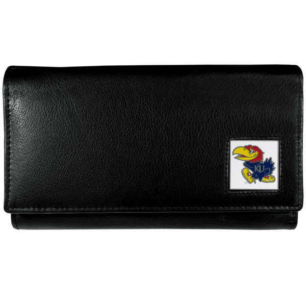 Kansas Jayhawks Leather Women's Wallet