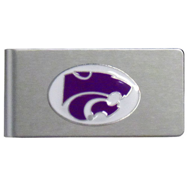 Kansas St. Wildcats Brushed Metal Money Clip