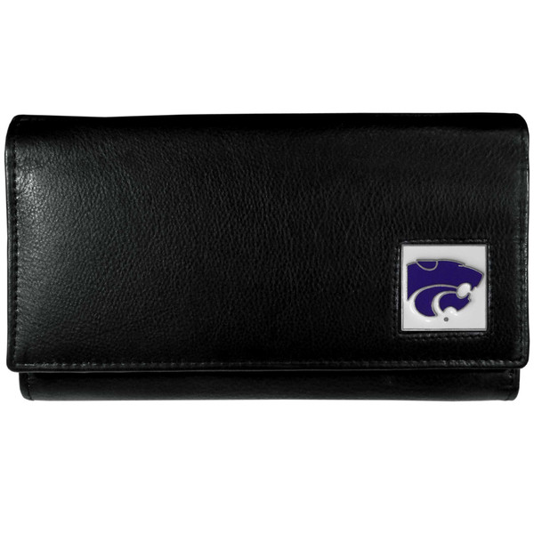 Kansas St. Wildcats Leather Women's Wallet