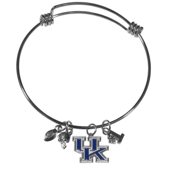 Kentucky Wildcats Charm Bangle Bracelet