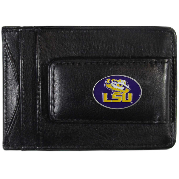 LSU Tigers Leather Cash & Cardholder