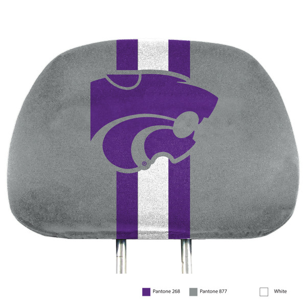Kansas State Wildcats "Cougar Head" Primary Logo Headrest Covers