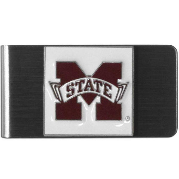 Mississippi St. Bulldogs Steel Money Clip