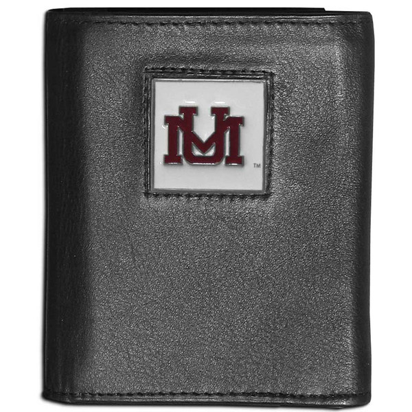 Montana Grizzlies Leather Tri-fold Wallet