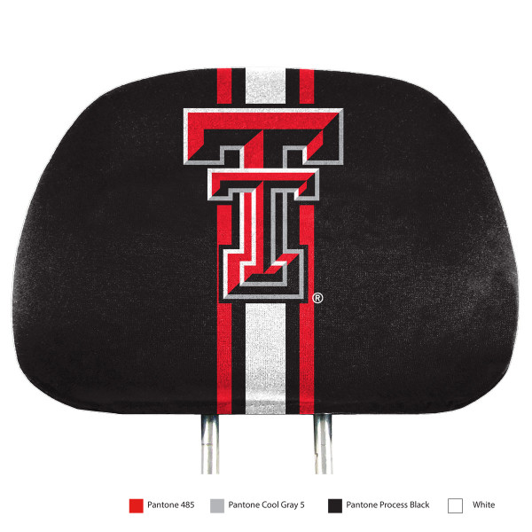 Texas Tech Red Raiders "TT" Primary Logo Headrest Covers