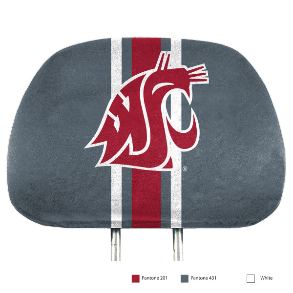 Washington State Cougars "Cougar Head" Primary Logo Headrest Covers