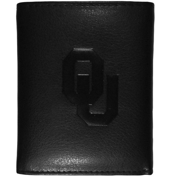 Oklahoma Sooners Embossed Tri-fold Wallet