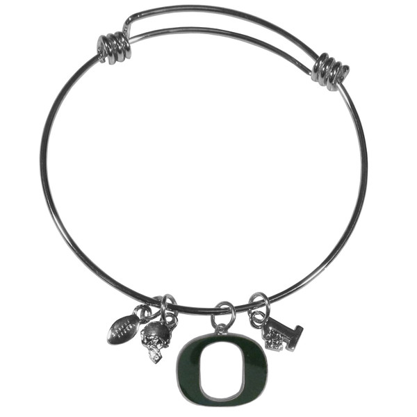 Oregon Ducks Charm Bangle Bracelet