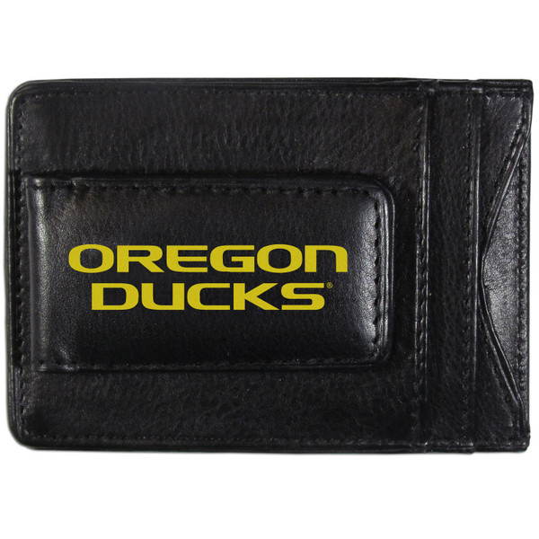 Oregon Ducks Logo Leather Cash and Cardholder