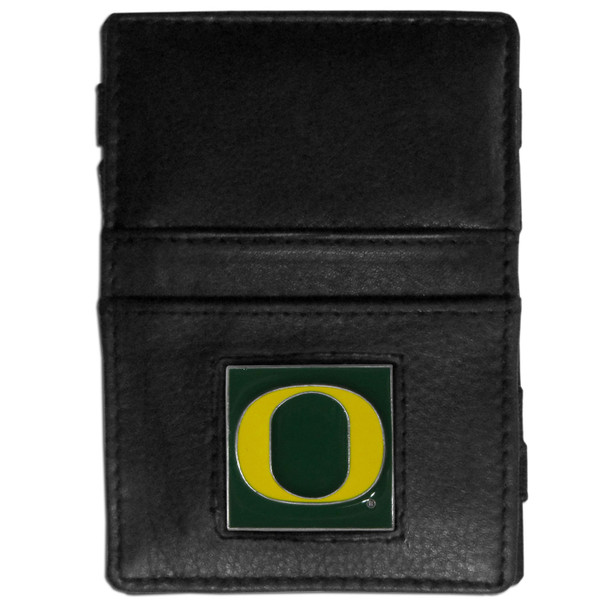 Oregon Ducks Leather Jacob's Ladder Wallet