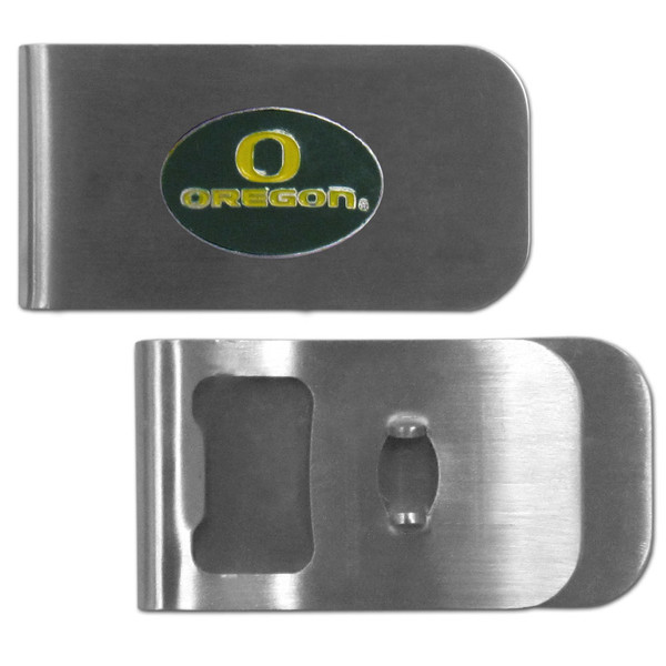 Oregon Ducks Bottle Opener Money Clip