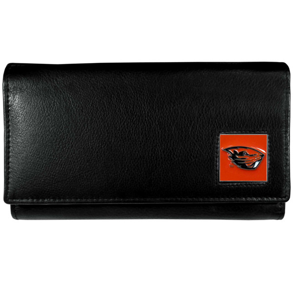Oregon St. Beavers Leather Women's Wallet