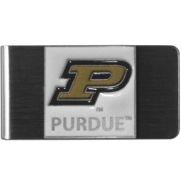 Purdue Boilermakers Steel Money Clip