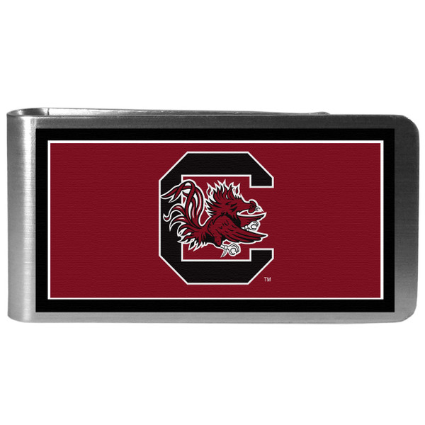 S. Carolina Gamecocks Steel Logo Money Clips