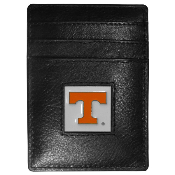 Tennessee Volunteers Leather Money Clip/Cardholder Packaged in Gift Box