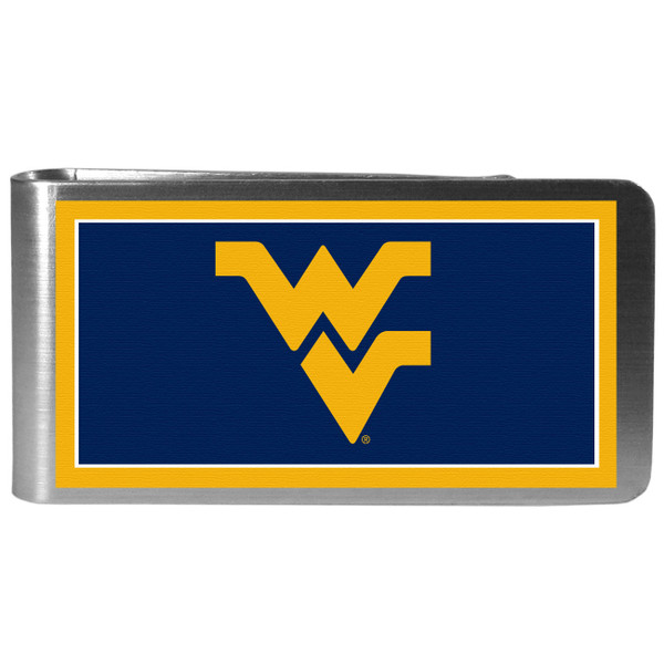 W. Virginia Mountaineers Steel Logo Money Clips
