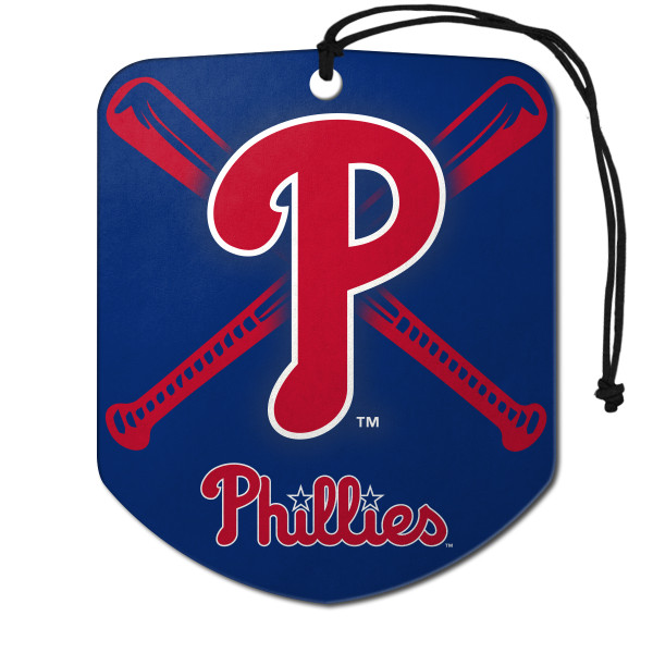 Philadelphia Phillies Air Freshener 2-pk "P" Alternate Logo & Wordmark