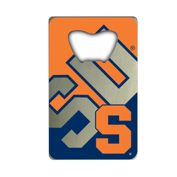 Syracuse Orange Credit Card Bottle Opener "S" Primary Logo & "SU"
