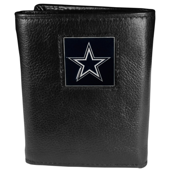 Dallas Cowboys Deluxe Leather Tri-fold Wallet