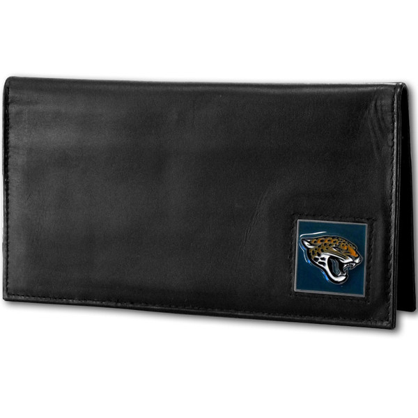 Jacksonville Jaguars Deluxe Leather Checkbook Cover