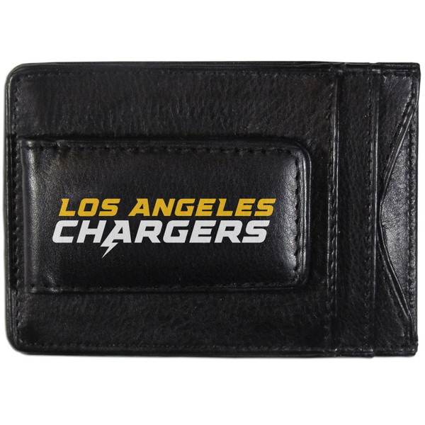 Los Angeles Chargers Logo Leather Cash and Cardholder