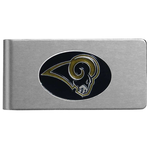 Los Angeles Rams Brushed Metal Money Clip