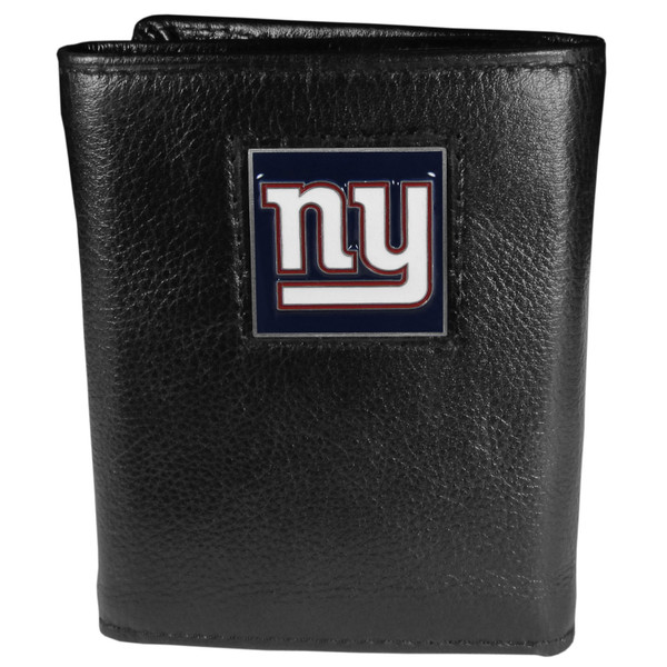 New York Giants Leather Tri-fold Wallet