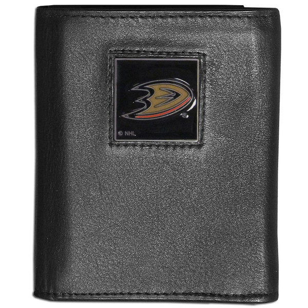 Anaheim Ducks® Leather Tri-fold Wallet