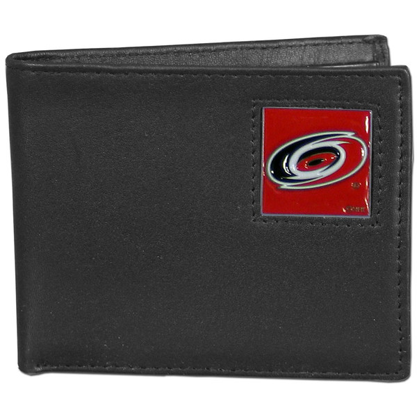 Carolina Hurricanes® Leather Bi-fold Wallet Packaged in Gift Box