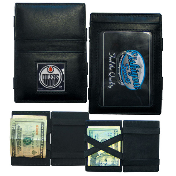 Edmonton Oilers® Leather Jacob's Ladder Wallet