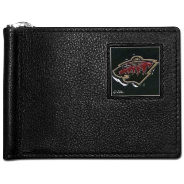Minnesota Wild® Leather Bill Clip Wallet