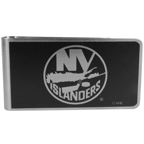 New York Islanders® Black and Steel Money Clip