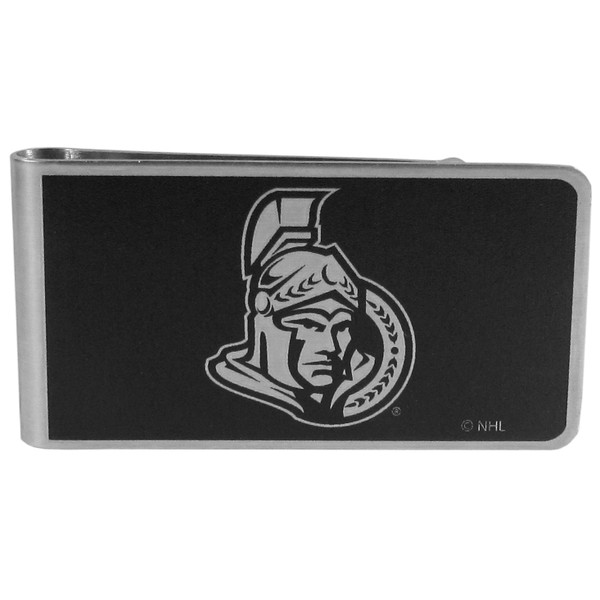 Ottawa Senators® Black and Steel Money Clip