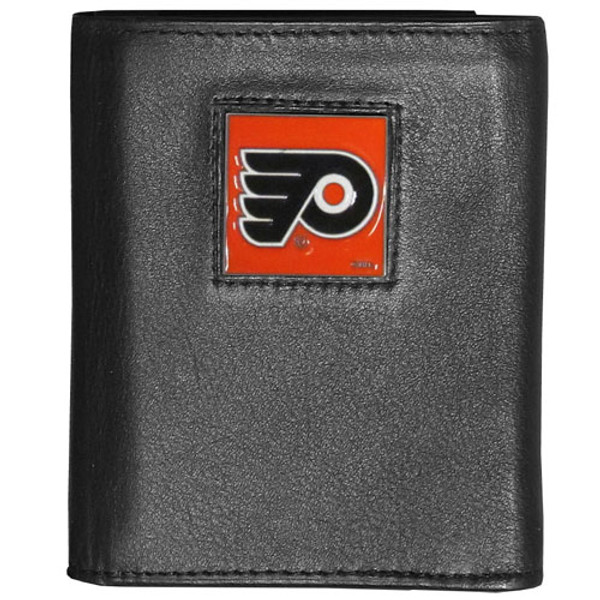 Philadelphia Flyers® Deluxe Leather Tri-fold Wallet