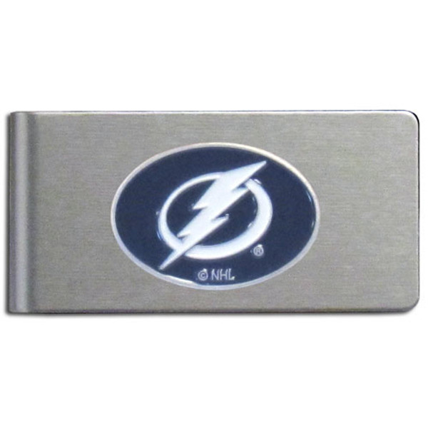 Tampa Bay Lightning® Brushed Metal Money Clip