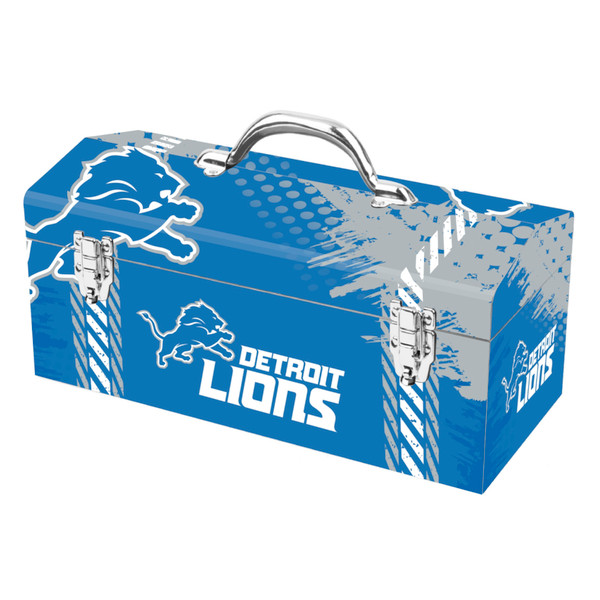 Detroit Lions Tool Box Primary Logo and Wordmark Blue & Black