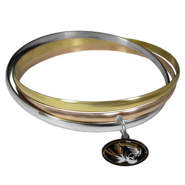 Missouri Tigers Tri-color Bangle Bracelet