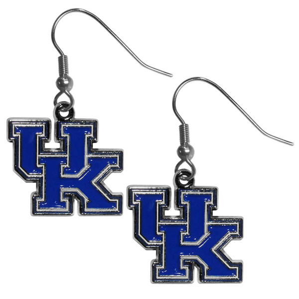 Kentucky Wildcats Chrome Dangle Earrings